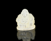 Mother of pearl Budai statue