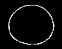 Jadeite (type-A) bead necklace