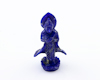Lapis lazuli Gautama Buddha statue