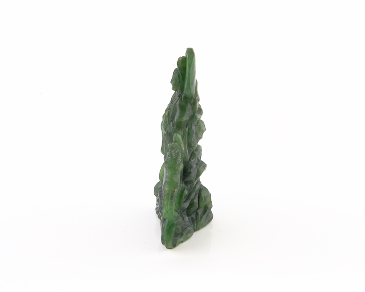 Nephrite jade (type-A) Guan Yin statue - Click Image to Close