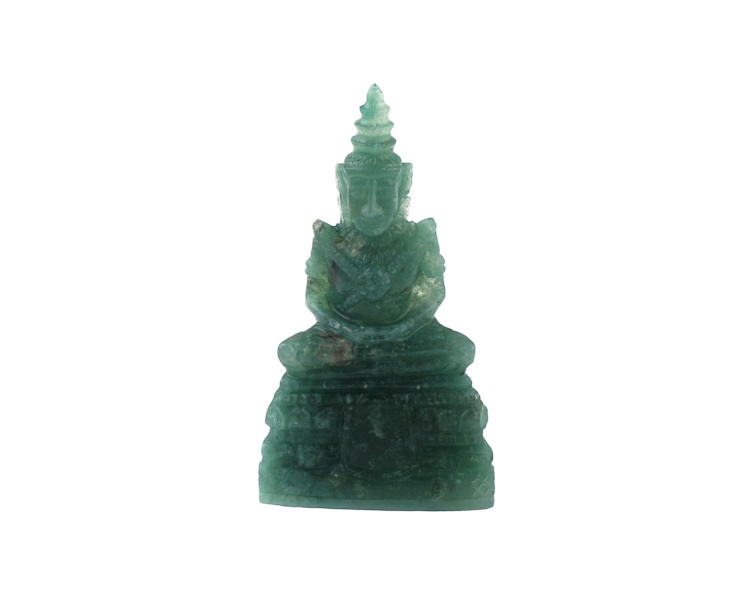 Chrysoprase The Emerald Buddha statue - Click Image to Close