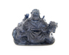 Blue sapphire Cai Shen statue