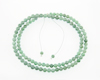 Jadeite (type-A) bead necklace