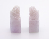 Jadeite (type-A) Chinese guardian lions