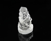 Quartz Ganesha statue