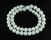 Jadeite (type-A) bead necklace