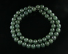 Jadeite (type-A) bead necklace