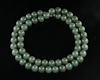 Jadeite (type-A) bead necklace