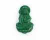 Jadeite (type-A) Guan Yin amulet