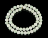 Jadeite (type-A) bead necklace