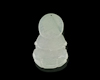 Jadeite (type-A) Guan Yin amulet