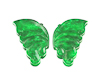 Jadeite (type-A) pair of butterfly wings Jadeite (type-A) pair of butterfly wings