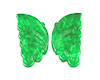 Jadeite (type-A) pair of butterfly wings Jadeite (type-A) pair of butterfly wings