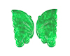 Jadeite (type-A) pair of butterfly wings