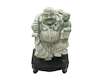 Jadeite (type-A) Budai statue on pedestal Jadeite (type-A) Budai statue on pedestal