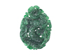 Jadeite (type-A) dragon amulet