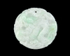 Jadeite (type-A) dragon amulet