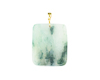 Jadeite (type-A) fishes amulet with 21k gold hook Jadeite (type-A) fishes amulet with 21k gold hook