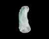 Jadeite (type-A) Chinese cabbage amulet