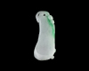 Jadeite (type-A) Chinese cabbage amulet
