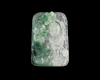 Jadeite (type-A) child with leaf Jadeite (type-A) child with leaf