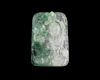 Jadeite (type-A) child with leaf