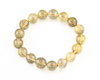 Rutile quartz bead bracelet