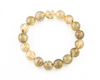 Rutile quartz bead bracelet