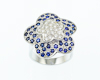 Blue sapphire and diamond ring Blue sapphire and diamond ring