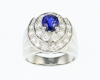 Blue sapphire and diamond ring Blue sapphire and diamond ring