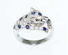 Blue sapphire, ruby and diamond ring Blue sapphire, ruby and diamond ring