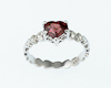 Garnet and diamond ring Garnet and diamond ring
