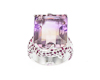 Ametrine and ruby ring