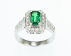 Garnet and diamond ring Garnet and diamond ring