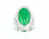 Jadeite (type-A) and diamond ring Jadeite (type-A) and diamond ring