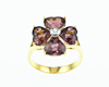 Garnet and diamond ring Garnet and diamond ring