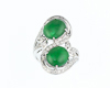 Jadeite (type-A) and diamond ring Jadeite (type-A) and diamond ring