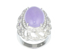 Jadeite (type-A) and diamond ring Jadeite (type-A) and diamond ring