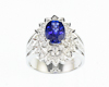 Blue sapphire and diamond ring Blue sapphire and diamond ring