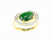 Jadeite (type-A) and diamond ring Jadeite (type-A) and diamond ring