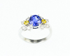 Blue sapphire, sapphire and diamond ring Blue sapphire, sapphire and diamond ring