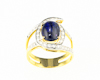 Blue sapphire and diamond ring Blue sapphire and diamond ring