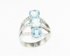 Aquamarine and diamond ring Aquamarine and diamond ring