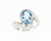 Aquamarine and diamond ring Aquamarine and diamond ring