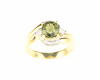 Peridot and diamond ring Peridot and diamond ring