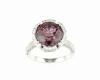 Garnet and diamond ring Garnet and diamond ring