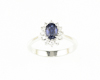 Blue sapphire and diamond ring Blue sapphire and diamond ring