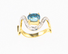 Zircon and diamond ring