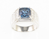 Topaz and cubic zirconia ring Topaz and cubic zirconia ring