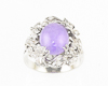 Jadeite (type-A) and diamond ring Jadeite (type-A) and diamond ring